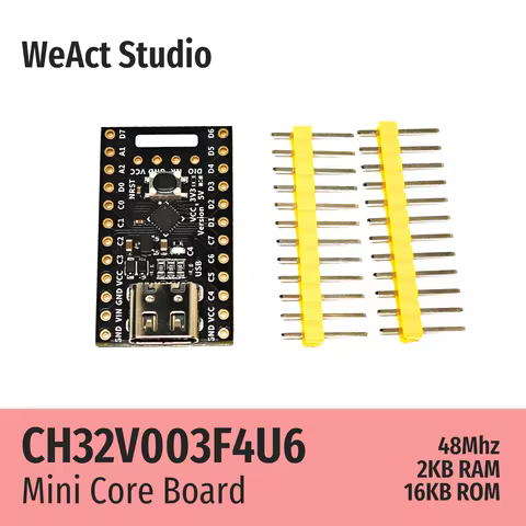 WeAct CH32V003F4U6 CH32V003F4 CH32V003 CH32V0 CH32 RISC-V Low-Power Core Board Demo Board