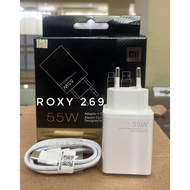 Charger Charger Xioami Mi Redmi Note Pro Pocoo Pocophonee 55W 55 Watt 55Watt