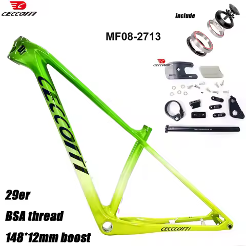 CECCOTTI T1000 Carbon mtb frame 29er full carbon frame 148*12 bicicletas mountain bike 29 carbon bic