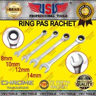 Key Rachet RingPasRing 8/10/12/14mm VSV Combination Rachet Wrench