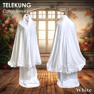 Telekung Cotton Premium Quality Aqila Bersulam