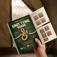 [Very] 50 Essential Knots Tying Guide Book Step by Step Instructions Survival Camping Outdoor Prepar