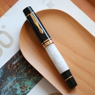 <ZU shop>MAJOHN P139 Large Piston Fountain Pen No.6/8 EF/F/M Nib R Hard Rubber Tongue All-copper Pis