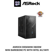 ASROCK DeskMini X600W Mini PC with Intel M.2 WiFi Kit For AMD Ryzen 7000/8000 Series Processor