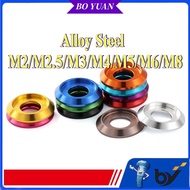 Aluminum alloy gasket semi-round head gasket pan head groove pan head screw gasket M2/M2.5/M3/M4/M5/