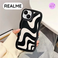 SOFTCASE TPU GELCY ZEBRA MOTIF REALME C55 C53 C51 C35 C33 C31 C30 10 4G 9 4G 9 PRO+ 8i 9i C17 7i 8 8