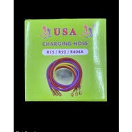 USA Refrigerant Charging Hose (R12/R22/R134a/R404a) 5ft/60"