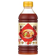 【Directly from Japan】Mitsukan I love it Noodles and Hot Pot Moderately Delicious and Spicy Kimchi Mentsuyu Hot Pot Mix Ramen Soup 500ml x 3 bottles
