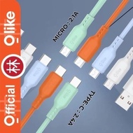 OLIKE D306 / D309BC REFIL Micro Data Cable Type-C (Per pcs/retail) Data Cable Fast Charging 1M Olike