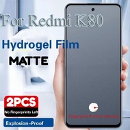 2Pcs Anti Blue Light Soft Hydrogel Film For Redmi K90 K80 Ultra Pro Max Anti Spy Privacy And HD Scre