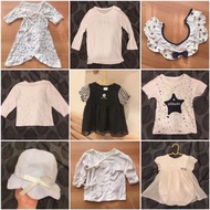 14件組3-6個月女寶寶衣服嬰兒服裝日本歐美品牌