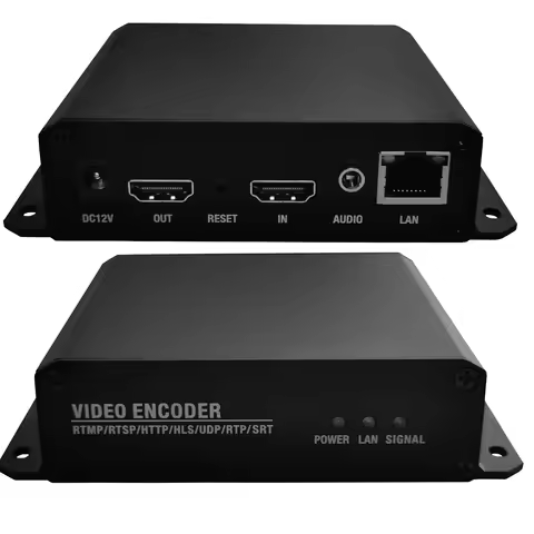 HD loop out Video Encoder HEVC H.265 H.264 Webcast Push Streaming onvif Recording HDMI to IP Encoder