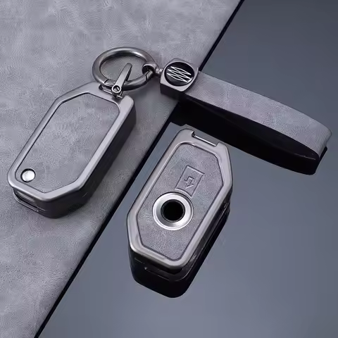 leather Metal Car Key Case For BMW R1250GS R1200GS C400gt F750GS F850GS K1600B K1600GT R1200RS R1200