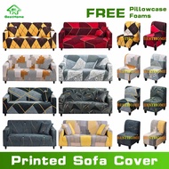 Sofa Cover 1/2/3/4 Seater Sofa Sover Stretchable Sofa Seat Cover Clara Set Sofa Cover Multi Size Sofa Protector L Shaped Sofa Cover