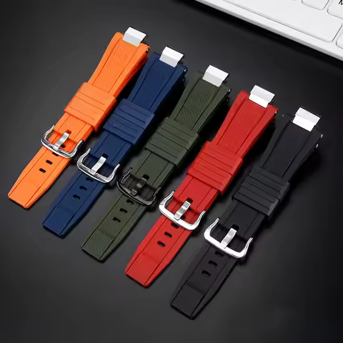 Resin bracelet for Casio G-SHOCK series MTG-B3000 modified quick release resin silicone watch strap 