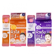CATHY DOLL Sleeping Mask Shot 4ML Contains 2 Formulas White Tamin C 4HYA Brightening Formula. Nouris