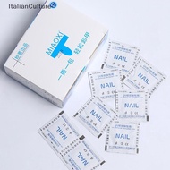 ItalianCulture 300/100Pcs Degreaser Nails Gel Nail Polish Remover,Gel Polish Remover Pads Foil Nail 