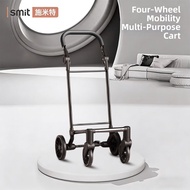 ENJOY | Portable Foldable Shopping Trolley 4 Wheels with Swivel Wheels