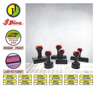 Duo Stamp Cop Nama Stamp Chop Nama Rubber Stamp Name Stamp Chop Cop Stamp Cop Getah
