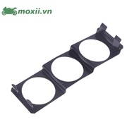 MOX 1/3/5PCS Three-hole Gauge Mount 52mm 3 Hole Single DIN Radio Slot Face Triple Meter Panel Mount 