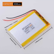 606090 3.7V 4500Mah Rechargeable Lithium Li-Ion Polymer Battery 5