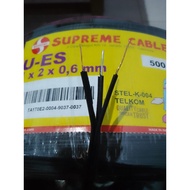 Supreme Telephone Cable Qutdoor U-ES 1x2x0.6mm per meter
