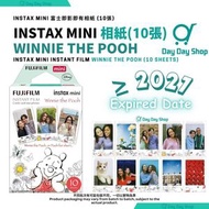 FUJIFILM - 富士即影即有相紙 Disney系列｜Winnie the Pooh (10張)｜小熊維尼 菲林Instax Mini Instant Film 相紙｜即影即有Mini相紙