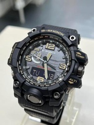 CASIO G-Shock 泥人錶 藍寶石玻璃 太陽能 六局電波 指南針 溫度計 氣壓計 測高  綠黑色 超大錶徑 GWG-1000-1A GWG-1000-1A3