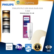 PHILIPS 7.5W 9W PLC LED Stick Bulb G24 PLC LED Bulb