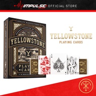 Theory11 Premium Poker Playing Cards - Yellow Stone