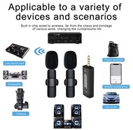 ไมค์ไร้สายหนีบเสื้อ Wireless Microphone K35 ไมค์ไร้สายหนีบเสื้อ ไมค์หนีบปกเสื้อ Live Broadcast Gamin