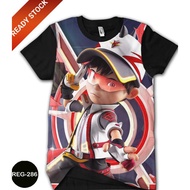 Boboiboy Supra T-Shirt Boboiboy Galaxy 3D Adult Reg-286 - Xs
