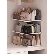 Bag Storage Rack Wardrobe Bag Storage Handy Tool Inner Cabinet Layered Partition Bag Storage Cabinet
