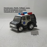 CHORO Q CHOROQ TARGA POLICE CAR SAN FRANCISCO DEPARTMENT PULLBACK UNIT ONLY CADATOYS