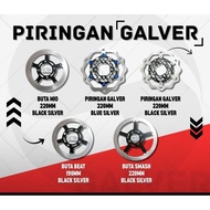 UNIVERSAL 220MM GALFER DISC DISC MIO SUPRA ETC. 4 BOLT HOLES MIO SCOOPY VARIOBEAT