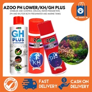 AZOO pH Lower pH Plus KH Plus and GH Plus Water Parameter Stabilizer for Freshwater & Marine Tanks