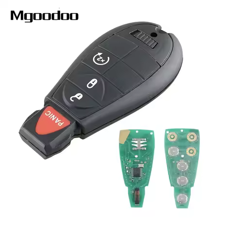 Mgoodoo 4 Buttons 433MHz Remote Smart Key Fob For Dodge RAM 1500 2500 3500 2013-2018 With Remote Sta