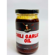 sizzleng Chili garlic oil fried garlic