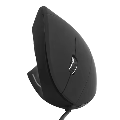 Left Handed Vertical Mouse USB Wired Ergonomic Optical Mouse 800 1200 1600DPI 6 keys for PC Computer