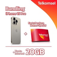 Handphone Bundling Kartu Perdana Nomor Spesial - IPHONE 15 PRO