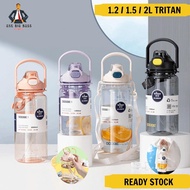 1500ml 2000ml Botol Minum Air Dodge Tritan 2L Bebas BPA Botol Air Water Bottle Tritan Bottle BPA FRE