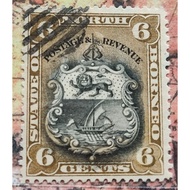 Setem State of North Borneo 6 Cents (N83)