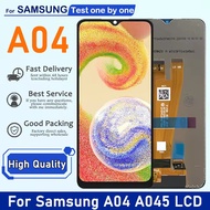 XD 6.5 หน้าจอดิจิตอลสัมผัสหน้าจอ LCD ที่มีคุณภาพสูงสำหรับ A04 Samsung A045F A045 Samsung ที่แสดง A04