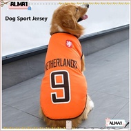 ALMA Dog Sport Jersey, Medium Breathable Dog Vest, Summer Large 4XL/5XL/6XL Pet Clothes