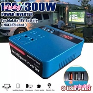 AHTY 1Pcs Smart Transformer, Dual Plug Multifunctional Battery Inverter, Household 18V 20V To 220V 1