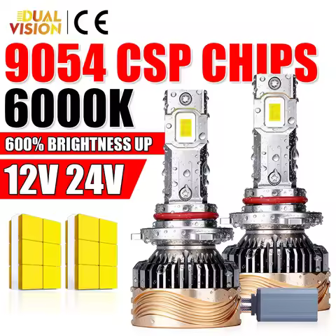 K5C PLUS H7 H11 H4 H1 Led Canbus Car Headlight 12V 24V H8 H9 HB3 9005 HB4 9006 9012 HIR2 K6C Copper 