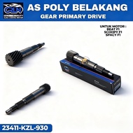 CRUN As Poly Shaft Drive Honda BEAT f1 As Pulley /As Pully Vario f1 Spacy f1 Soopy fI 23411-KZL-930