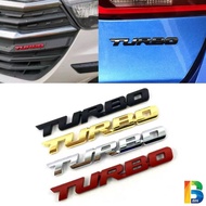 Universal Turbo Alloy Metal 3D Emblem Logo Turbo Car Decoration Badge Sticker Accessories Motor Styl