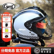 CYRIL CYRIL R18 Motorcycle Helmet Three Quarter Summer Men Women Motorcycle Scooter Electric Vehicle