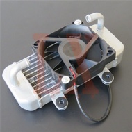 {rtytyfhgy} Ultimate CQR250 Water-Cooled Off-Road Motorcycle Radiator Cooling Fan Water Bottle Left 
